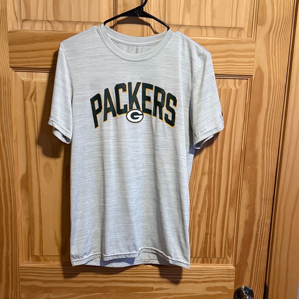 Nike Gray Packers Short Sleeve Tee